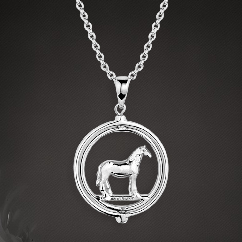 Montana Silversmiths Horses Of The World AQHA‎ Necklace Retail $70 ~ NEW